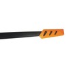 TUPPERWARE Griffbereit Kleiner Top-Schaber schwarz-orange Teigspachtel schmal, Silikon