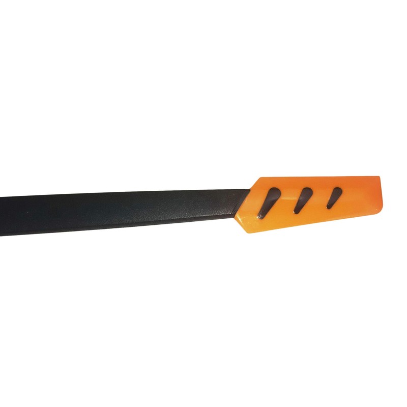 TUPPERWARE Griffbereit Kleiner Top-Schaber schwarz-orange Teigspachtel schmal, Silikon