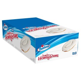 Hostess Jumbo Iced Honey Bun, 4.75oz, 6ct