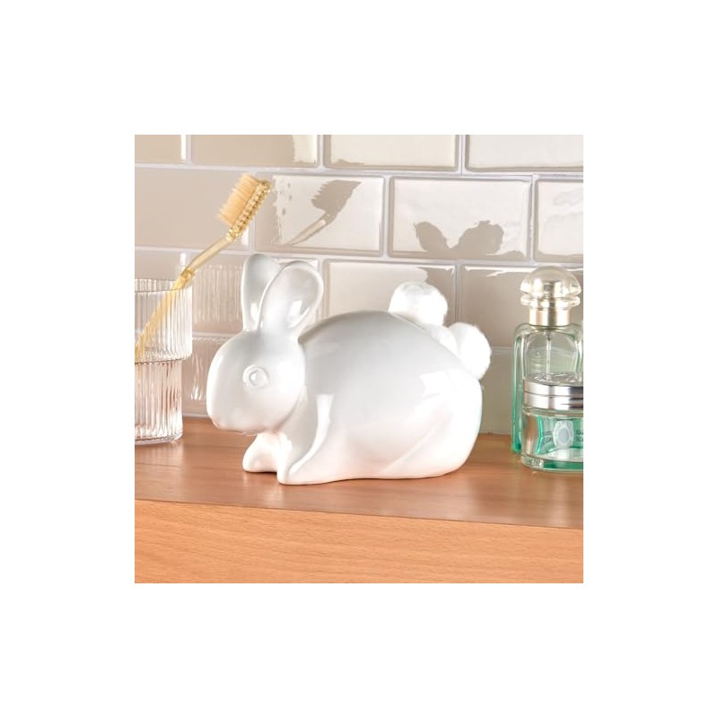 3 PAGEN® Rabbit Cotton Pad Storage - Decorative and Practical