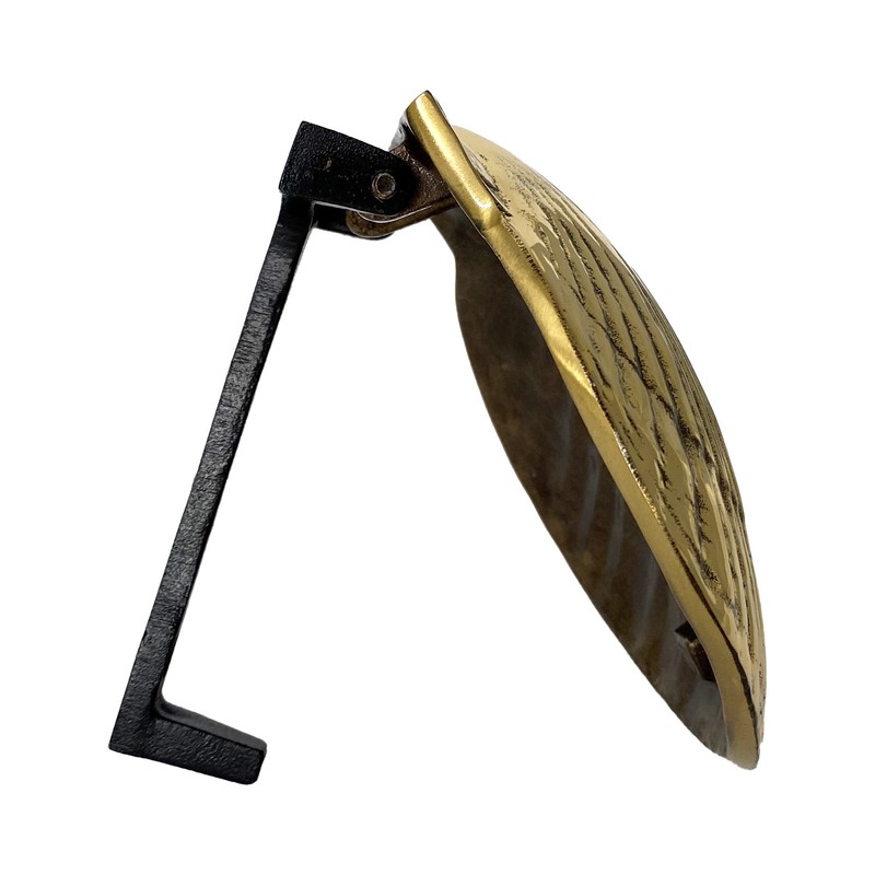 Michael Healy Scallop Door Knocker - Brass (Standard Size)