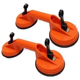 MTP Heavy Duty 4-5/8" Double Suction Cup with Handle Automotive Body Shop Repair Dent Puller Lifer Glass Remover Granite Countertop (1)