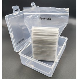 1000PCS Fiber Splice Sleeves,2.4mm Diam 60mm Length,Fusion Fiber Optic Cable Heat Shrinks Tubing,with Box,304 Stainless Steel PE Clear Hot Melt Protection Tubes