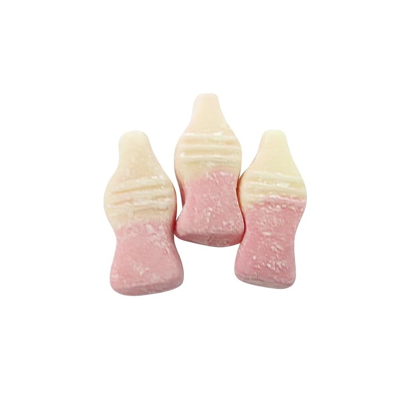 Just Treats Strawberry Milkshake Bottles (500g Share Bag)