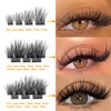 PURELEOR Cluster Lashes 60Pcs Individual Eyelash Extensions C Curl DIY