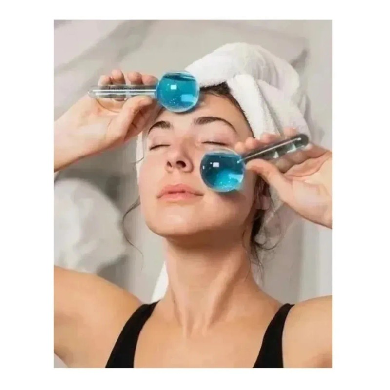 Esferas D Hielo Masaje Facial + Mascarilla Kawaii