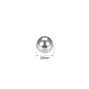 sourcing map G25 20 mm Precision Chrome-Plated Steel Bearing Balls
