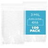 GPI - 100 Count, 4" X 6" Bubble Recloasable Zip