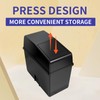 Jitrendo 1 Pcs Black Car Trash Can, Car Trash Bin