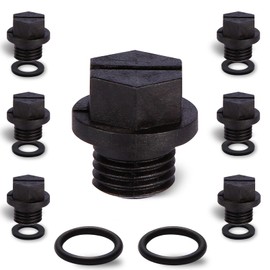 Lenporl 2-Pack Pool Pump Drain Plugs with 2 O-Rings & 2 Square Washers SPX1700FG, Compatible with Hayward Super Pump PowerFlo and MaxFlo Series Pool Pump Parts, Aftermarket Parts for Home Improvement