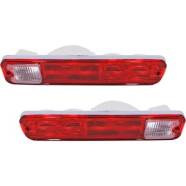 El Camino Tail Light Assembly - Replacement for Chevy El Camino Malibu GM-C Caballero 1979-1987 (Pair)