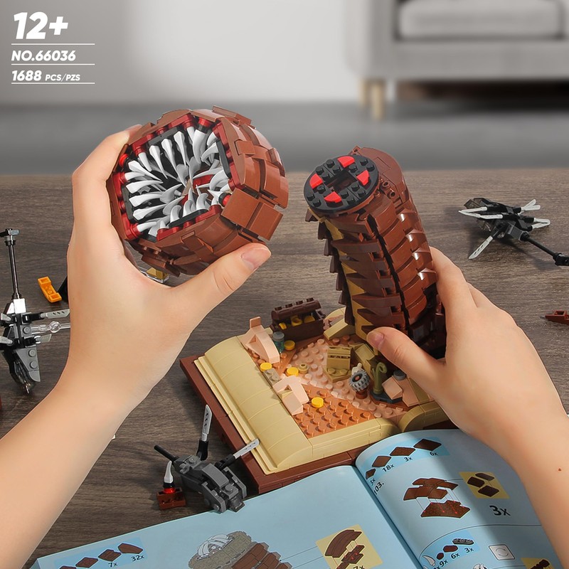 BuicraHub Sandworm Building Blocks Set for Boy 8-12, Comes with