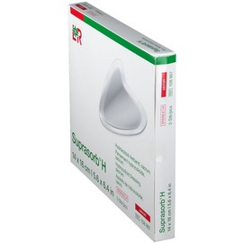 Lohmann-Rauscher 108867 Suprasorb H sakrum Hydrocolloid Dressing, 14 cm x 16 cm, Pack of 5