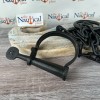 54" Iron Leg Shackles w/ Key, Heavy Duty Old Style