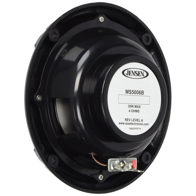 Jensen MS5006B 5.25" Dual-Cone Marine-Grade Speaker , black