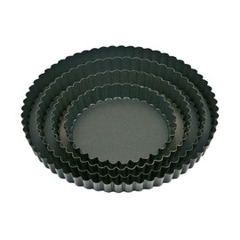 Double-sided coating detachable round tart mold No. 1, No. 2, No. 3, No. 4, No. 3 / 양면코팅 분리형 원형 타르트틀 1호, 2호, 3호, 4호, 3호