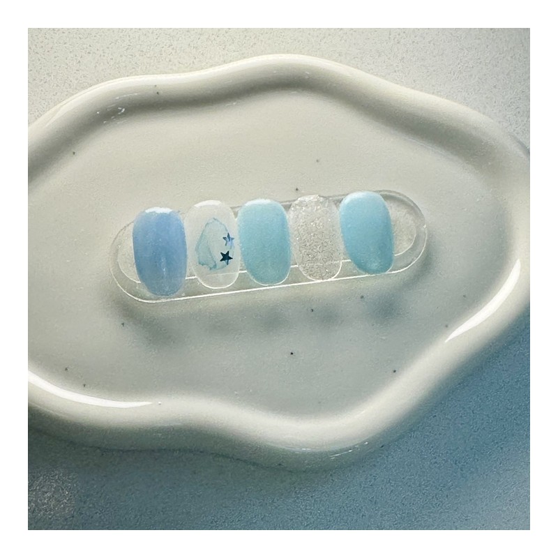 Dara Beauty June 2025 Art of the MonthBlue Nail❣ -