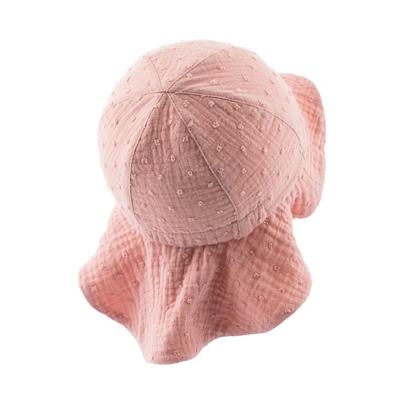 Sterntaler Girls' Children's Printed Sun Hat with Dots, Matt Pink,
