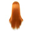 MapofBeauty 28 Inches/70 cm Fashion Monochrome Length Straight Wig High