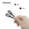 Portable Screwdriver Keychain, Multi-Function Set Keychain Including Flat Head Screwdriver