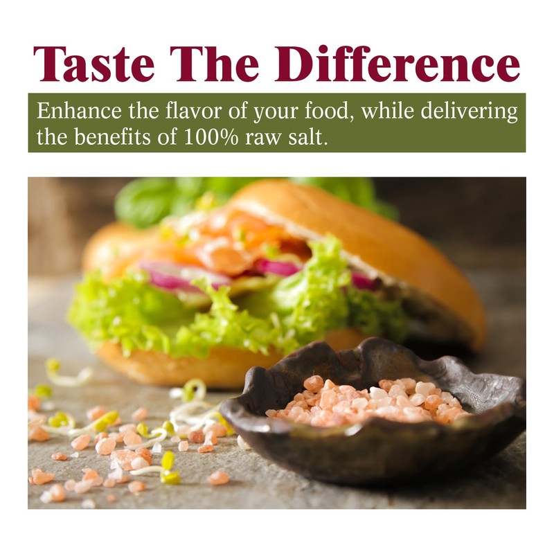 Himalayan Chef Pink salt, Coarse Grain and Fine Grain, plastic