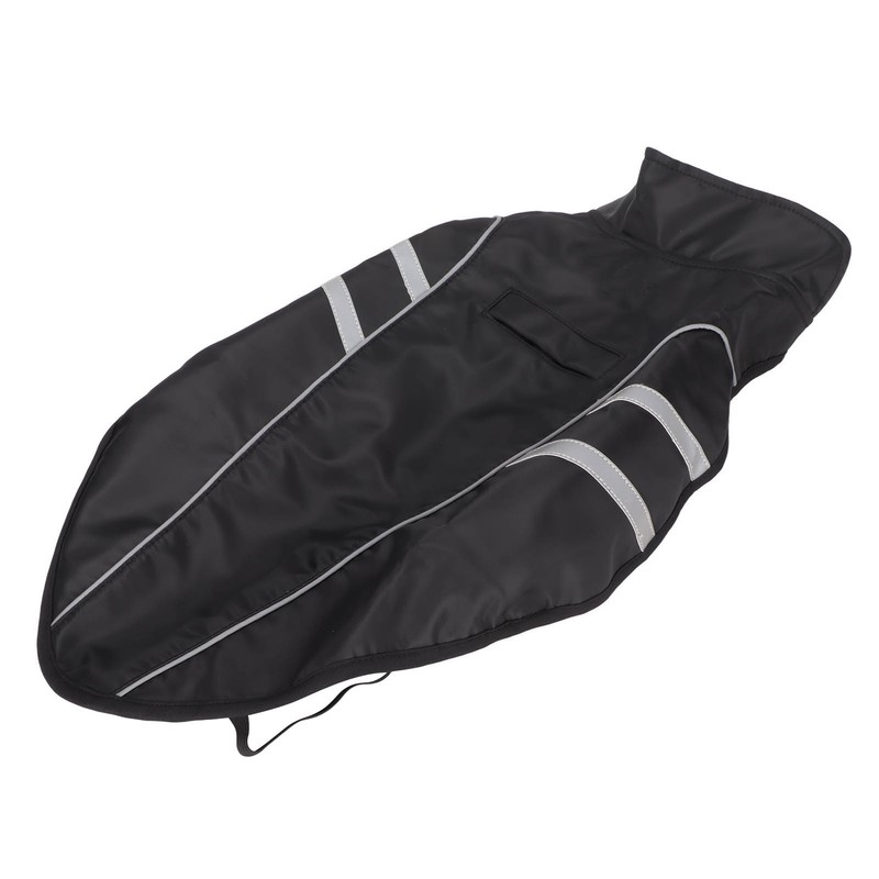 Dog Rain Jacket Lightweight Adjustable Waterproof Pet Poncho with Reflective