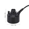 Black Aquarium 12 LED Light Ultrasonic Mist Maker Atomizer Water