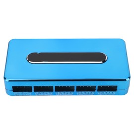 RGB Fan Hub PC Case Fan Controller 4 Pin, Support 10 Computer CPU Fans Splitter (RGB)