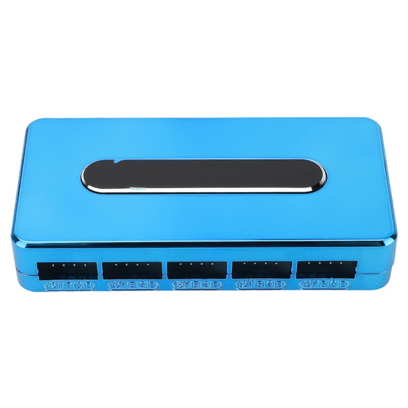 RGB Fan Hub PC Case Fan Controller 4 Pin, Support