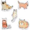Cat Shaped Cookie Cutter Set of 5 pcs, Stainless Steel
