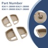 FZJDSD 4Pcs Beige Left and Right Inside Door Handle Frame