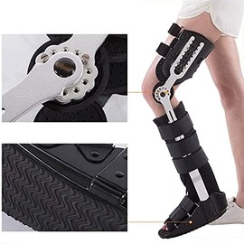 Inmovilizador De Ortesis De Rodilla, Rodillera con Bisagras, Rodillera Ortopédica Ajustable con Bisagras, Ortesis De Abducción, Rodillera con...      