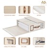 Pack of 4 Bed Sheet Organizers and Storage - Foldable