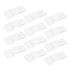 bociloy 12 Sets 55x25mm Mini Hinge Hasp, Clear Acrylic Hasp