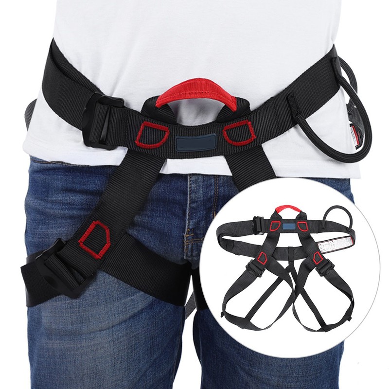 Half Body Safety Belt for Rock Climbing Mountaineering Rappelling Aerial