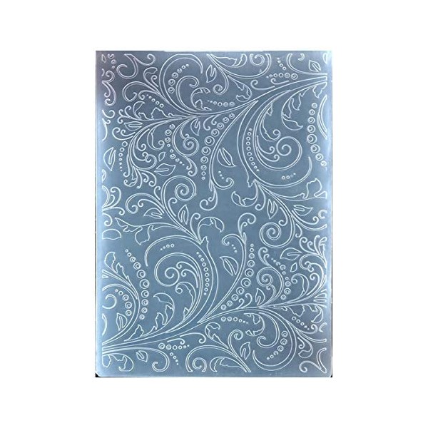Kwan Crafts Leaves Plastic Embossing Folders for Card Making Scrapbooking