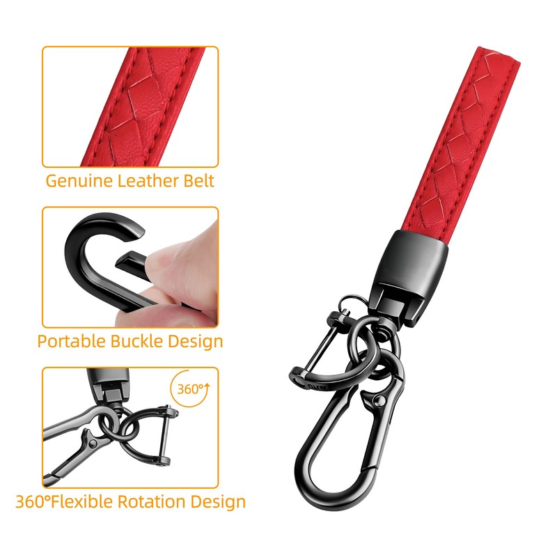 Sindeda for Jeep Key Fob Cover with Keychain Soft Full