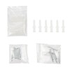 Handrail, 2 Pack Acrylic Staircase Handrails, Clear with Golden Brackets,