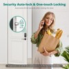 AkaGear DS10 Keyless Entry Door Lock with 2 Lever Handle,
