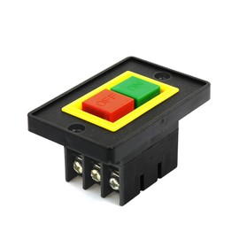 Sourcingmap AC 380V 2KW Red Green ON/Off Start Stop Electric Push Button Switch