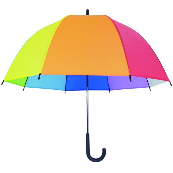 Marutama Industry 90209599 Vinyl Umbrella, Bell Dome Umbrella, Rainbow Bird Gauge, Deep Opening, Hand Opening, Rich in Color Variations, Fashionable Umbrella with Window, 1 Piece