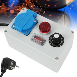 Dimmer Switch, Electric Voltage Regulator, 2000 W Power Regulator, Speed Controller, Motor Voltage Regulator, 230 V Dimmer Socket