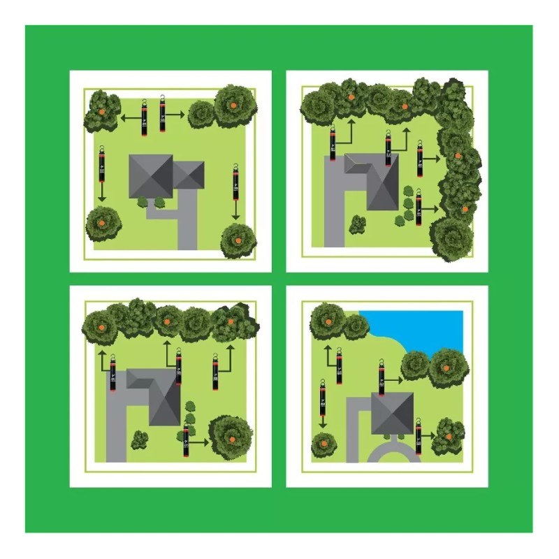 Spartan Mosquito Pro Tech Para 1 Acre 4 Tubos Hecho