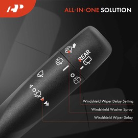 A-Premium - Interruptor de limpiaparabrisas compatible con Toyota Yaris 2007-2008 y Scion xD 2008-2011, xB 2005 2006 2008, xA 2005-2006