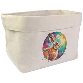 Large 'Hare in Sunlight' Canvas Organiser/Storage Bag (OR00032416)