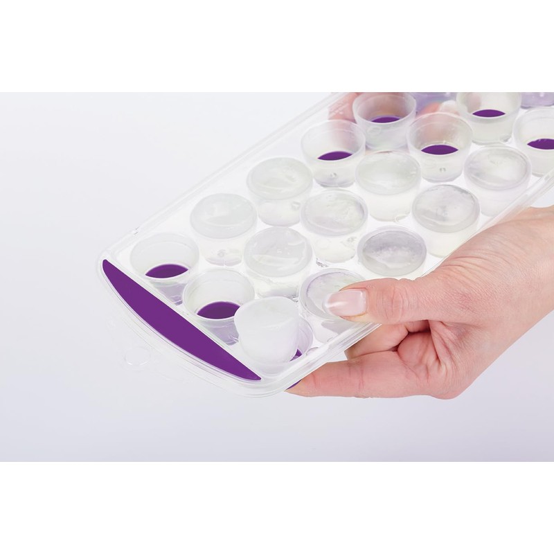 Colourworks Ice Cube Tray, Purple, 11.9 x 29.9 x 2.5
