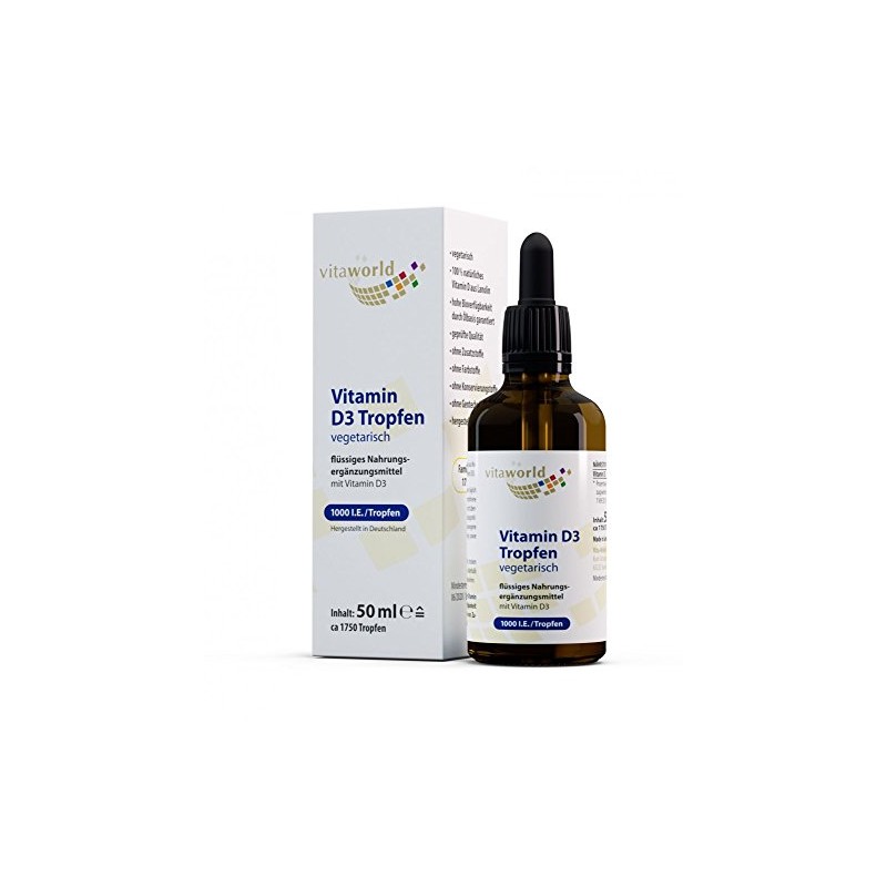 Vita World Vitamin D3 Drops 1,000 I.E. (50 ml) from