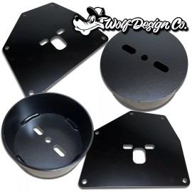 WDCo Front Air Ride Bag Kit Suspension Drop Brackets & Cups 1963-1987 C10 C20