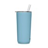 CamelBak Stainless Steel Vacuum Insulated Straw Tumbler, Dusk Blue, 600