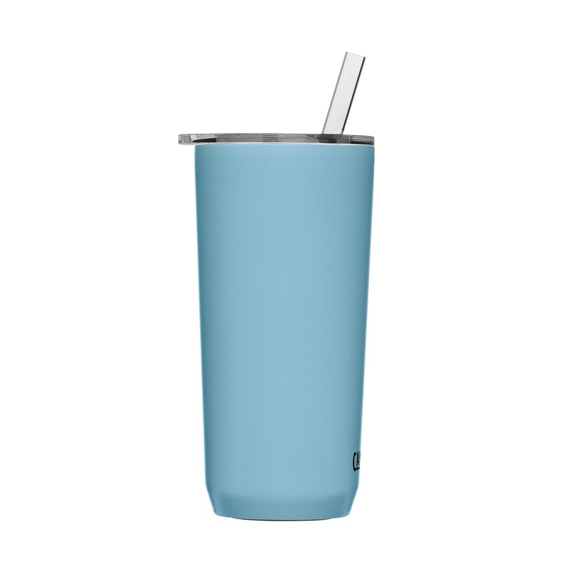 CamelBak Stainless Steel Vacuum Insulated Straw Tumbler, Dusk Blue, 600